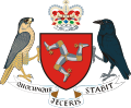 Tre gambe armate a triscele (stemma dell'Isola di Man)