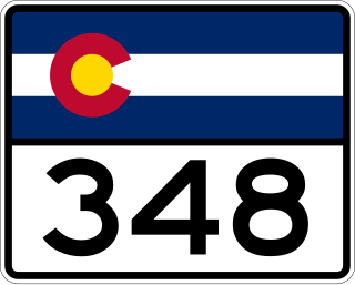 <span class="mw-page-title-main">Colorado State Highway 348</span> State highway in Colorado, United States