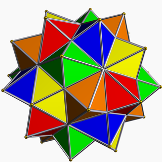Compound of five octahedra