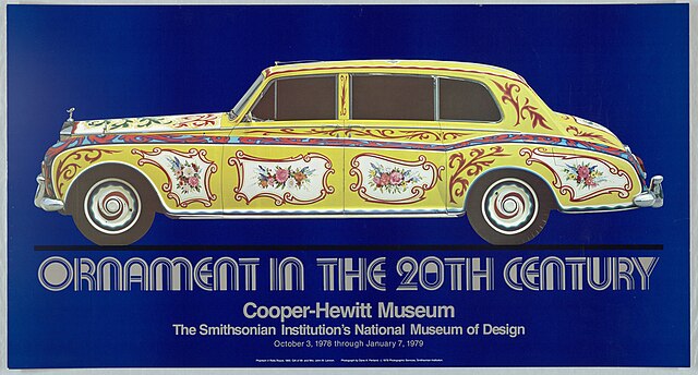 Poster, Ornament in the 20th Century; Manufactured by Cooper Hewitt, Smithsonian Design Museum: Archives; 1980-32-1114