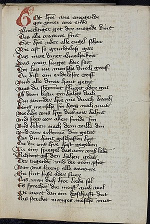 Liste Der Codices Palatini Germanici 400–499: Liste der Handschriften Cod. Pal. germ. 400–499, Literatur, Weblinks