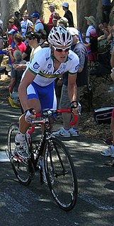 David Kemp tijdens de Tour Down Under 2010