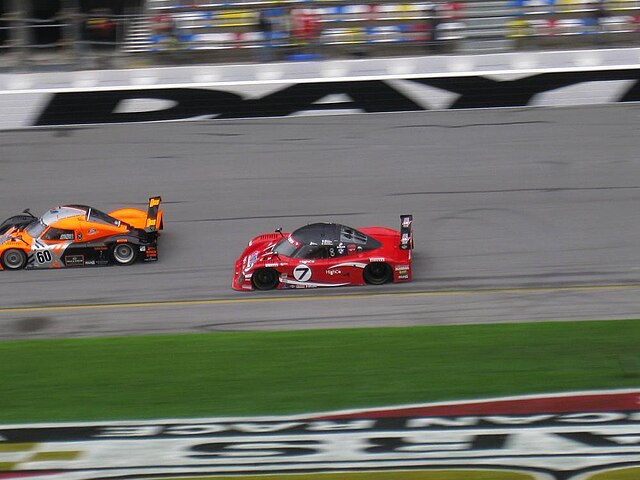 Daytona Prototypes competing at the 2008 24 Hours of Daytona