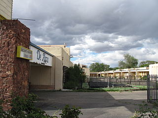 De Anza Motor Lodge historic motel in Albuquerque, New Mexico, USA