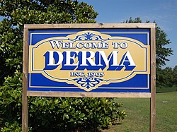 Hình nền trời của Derma, Mississippi