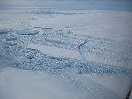 Plate-forme de glace planter, Wilkes Land, Antarctique de l'Est.jpg