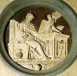 Donatello, tondo de saint Matthieu, 1434-43.jpg