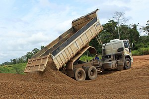 Dump truck in Acre, Brazil (cropped).jpg