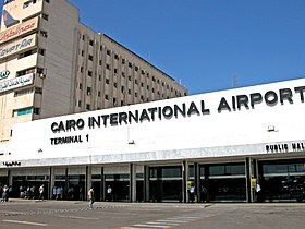 Internationaler Flughafen Kairo.