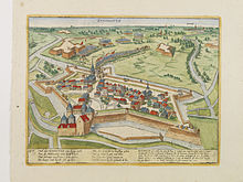   The capture of Eindhoven in 1583, by Frans Hogenberg