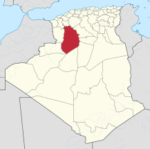 El Bayadh in Algerije 2019.svg