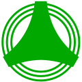 Emblem of Yamakawa, Tokushima (1965–2004).svg