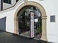 Entrance of 67 Restaurant, Székesfehérvár