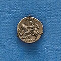 Epeiros - king Pyrrhos - 295-272 BC - silver stater - head of Achilles - Thetis riding hippocamp - London BM 1946-0101-657