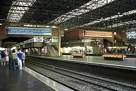 2011 yılına kadar Barra Funda istasyonunda CPTM'nin 7-Rubis hattına hizmet veren platform.