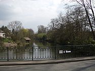 L'Eure a Cocherel, comune d'Houlbec-Cocherel, dipartimento dell'Eure.