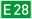 European Road 28 number DE.svg