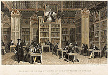 An examination taking place in Cosin's Library in 1842 ExamInCosin.jpg