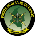 Miniatura para Fuerza de Despliegue Rápido (Colombia)