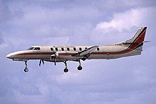 Un Fairchild Metro III di Bearskin Airlines.