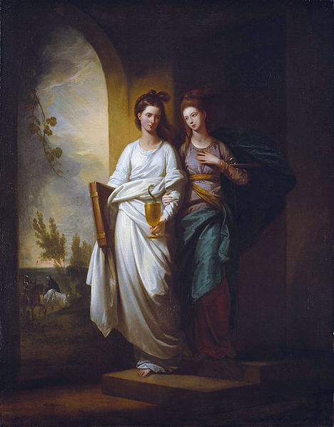 File:Fidelia and Speranza by Benjamin West, Timken Museum of Art.JPG