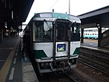 国鉄時代の帯色のキハ185系「剣山」 国鉄時代には存在しなかった列車である。