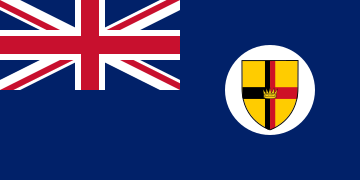 Bandera de la Colonia Británica de Sarawak desde 1946 hasta 1963