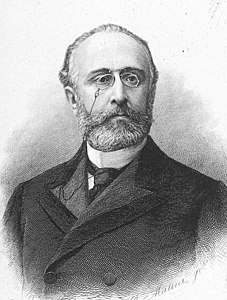 Francisco Silvela, president del Consell de Ministres, va signar el tractat per part d'Espanya