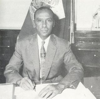 Franck Sylvain Haitian politician, President of Haiti