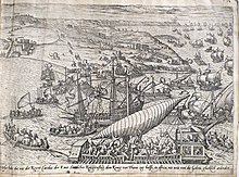 Conquest of Tunis by Charles V and liberation of Christian galley slaves in 1535 Frans Hogenberg battle of Tunis.jpg