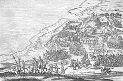 Fredrik II conqueres Älvsborg 1563.jpg