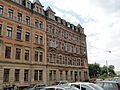 Apartment building in a formerly closed development