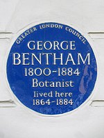 GEORGE BENTHAM 1800-1884 botanikisto vivis ĉi tie 1864-1884.jpg