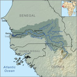 Río Gambia: Río de África