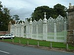 White Gates, Screens and Piers NW of Leeswood Hall