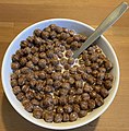 General Mills Cocoa Puffs – Naturally Flavored Frosted Corn Puffs, with milk.jpg