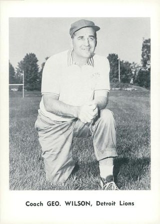 <span class="mw-page-title-main">George Wilson (American football coach)</span> American football player and coach (1914–1978)