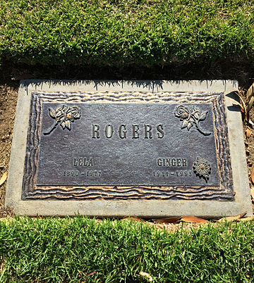 File:Ginger Rogers Grave.JPG