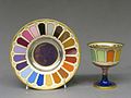Goblet and saucer Imperial Porcelain Manufactory (1804)