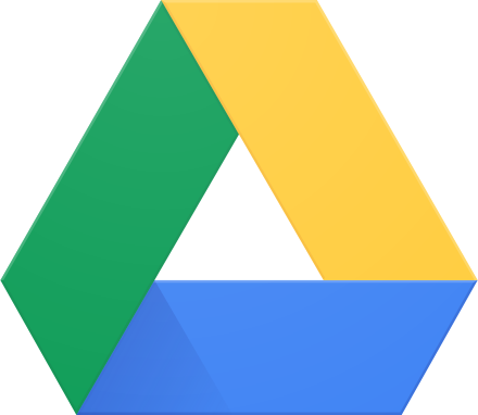 Google Drive's old logo that was used from its creation in 2012 to October 26, 2020