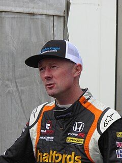 Gordon Shedden British racecar driver