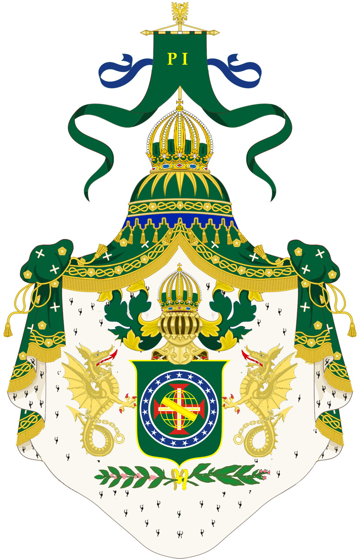 Pin de Dux em Coat of Arms, Seals  Bandeira do império do brasil