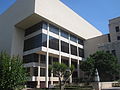 The annex building is attached to the Gregg County Courthouse.