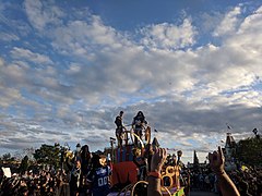 Griffin and Milton at the 2018 UCF Disney Parade (39536853892).jpg