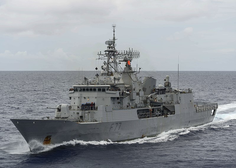 File:HMNZS Te Kaha (F77) underway in the Philippine Sea on 2 July 2017.JPG