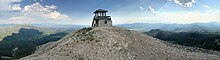 Restored fire lookout tower