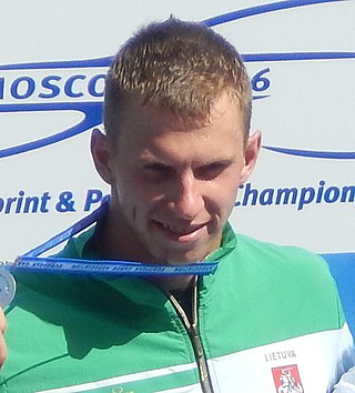 <span class="mw-page-title-main">Henrikas Žustautas</span> Lithuanian canoeist