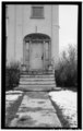 Historic American Buildings Survey, M. E. Granger, Photographer Mar. 29, 1934, DETAIL OF ENTRANCE (NORTH ELEVATION). - Samuel Forman House, 409 West Seneca Street, Syracuse, HABS NY,34-SYRA,3-2.tif