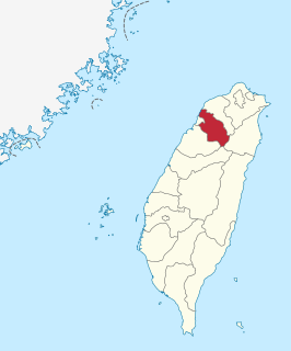 Kaart van Hsinchu (Xiàn)
