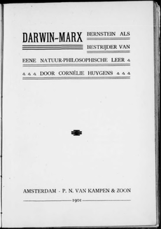 HuygensCornélie DarwinMarx1901TitlePage.png
